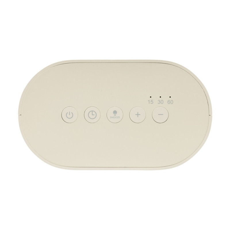 Zegar na biurko budzik z funkcją białego szumu