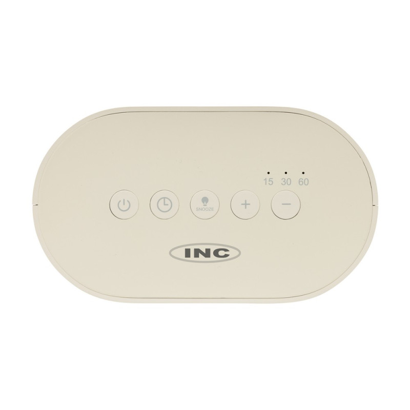 Zegar na biurko budzik z funkcją białego szumu