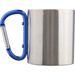 Metalowy kubek 185 ml z karabińczykiem