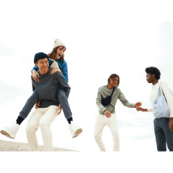 Bluza z niebarwionej bawełny z recyklingu Iqoniq Denali