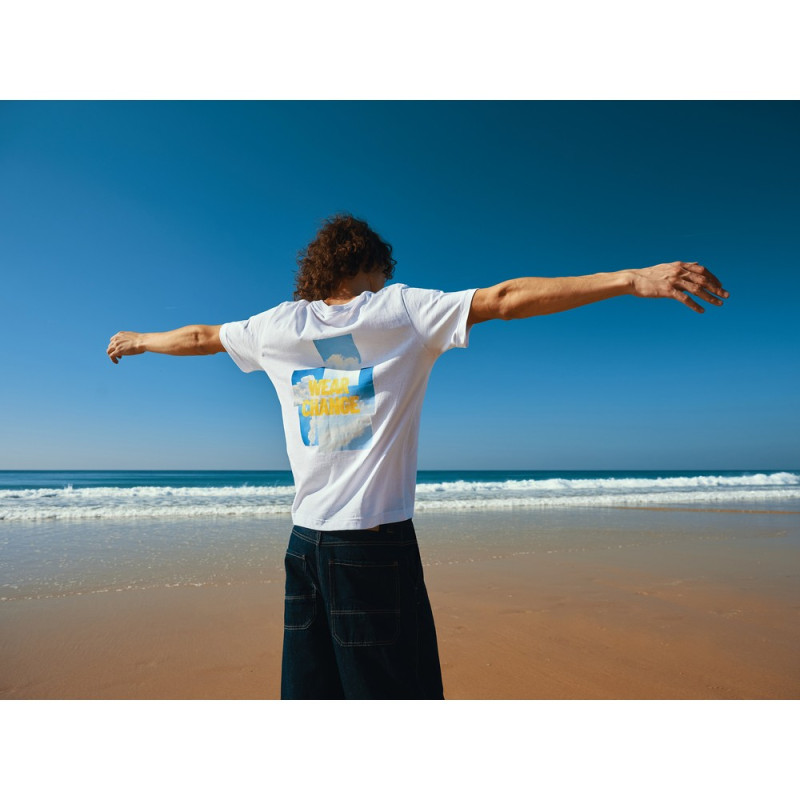 Luźna koszulka Iqoniq Kakadu bawełna z recyklingu