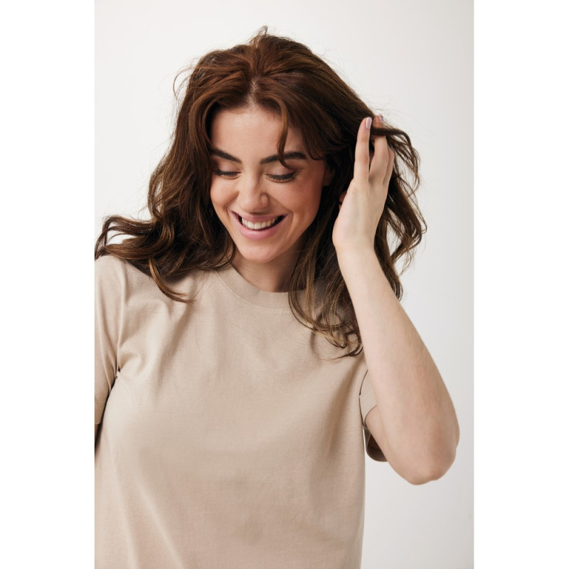 Luźna koszulka Iqoniq Kakadu bawełna z recyklingu