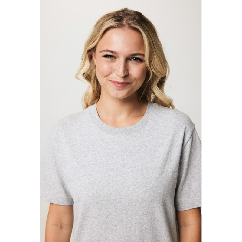 Luźna koszulka Iqoniq Kakadu bawełna z recyklingu