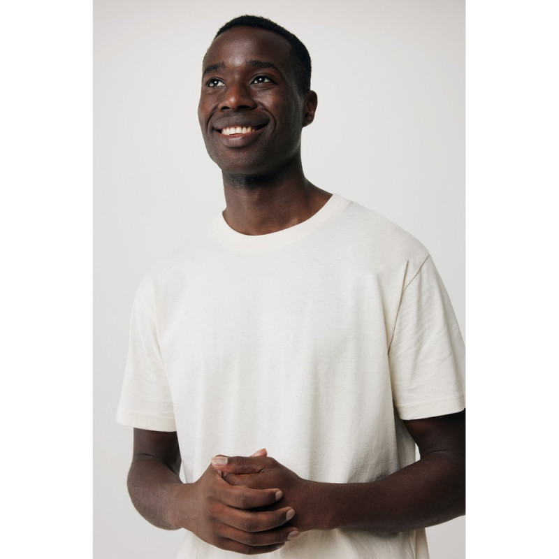 Luźna koszulka Iqoniq Kakadu bawełna z recyklingu