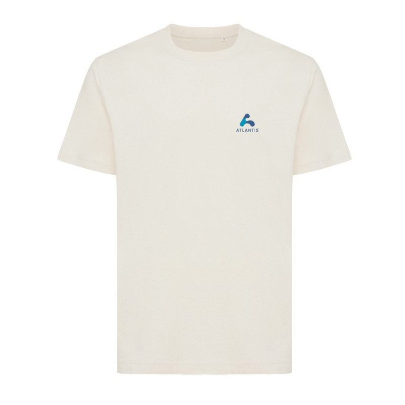 Luźna koszulka Iqoniq Kakadu bawełna z recyklingu