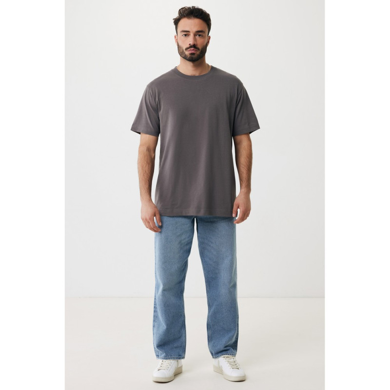 Luźna koszulka Iqoniq Kakadu bawełna z recyklingu