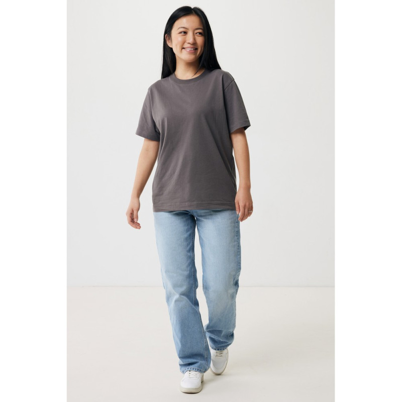 Luźna koszulka Iqoniq Kakadu bawełna z recyklingu