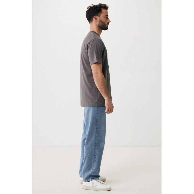 Luźna koszulka Iqoniq Kakadu bawełna z recyklingu