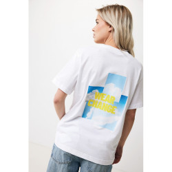 Luźna koszulka Iqoniq Kakadu bawełna z recyklingu