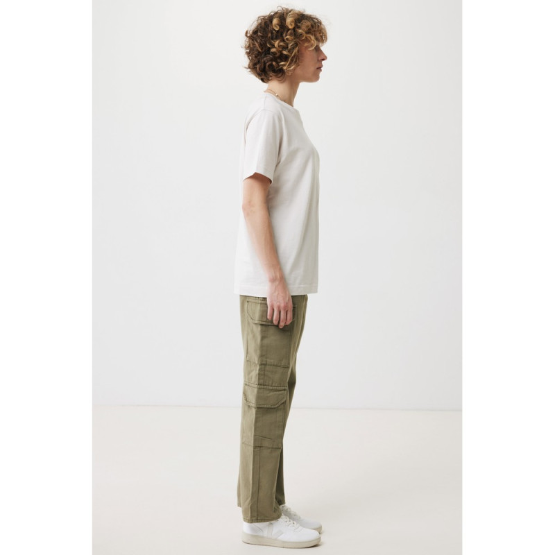 Luźna koszulka Iqoniq Kakadu bawełna z recyklingu