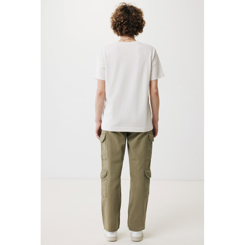 Luźna koszulka Iqoniq Kakadu bawełna z recyklingu