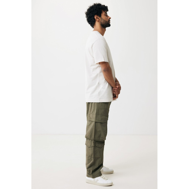 Luźna koszulka Iqoniq Kakadu bawełna z recyklingu