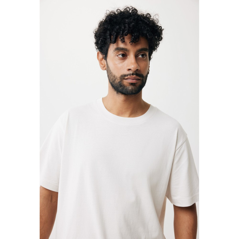 Luźna koszulka Iqoniq Kakadu bawełna z recyklingu