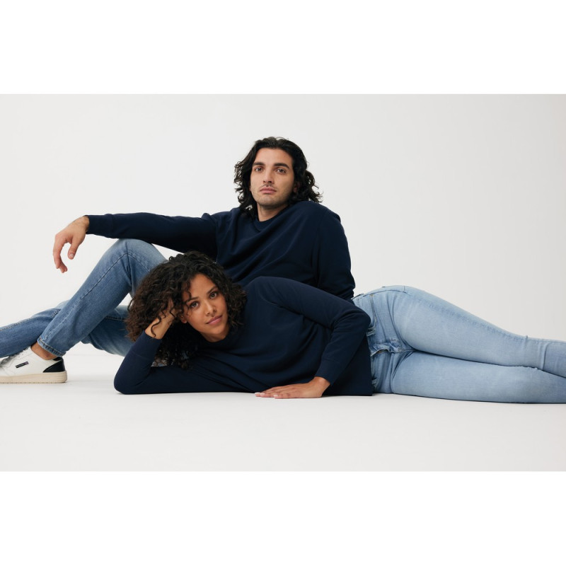 Lekki sweter Iqoniq Etosha bawełna z recyklingu