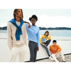 Lekki sweter Iqoniq Etosha bawełna z recyklingu