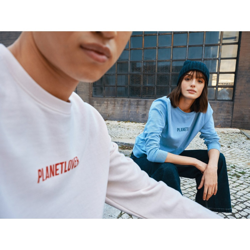 Lekki sweter Iqoniq Etosha bawełna z recyklingu