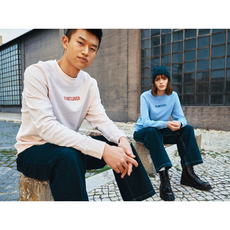 Lekki sweter Iqoniq Etosha bawełna z recyklingu