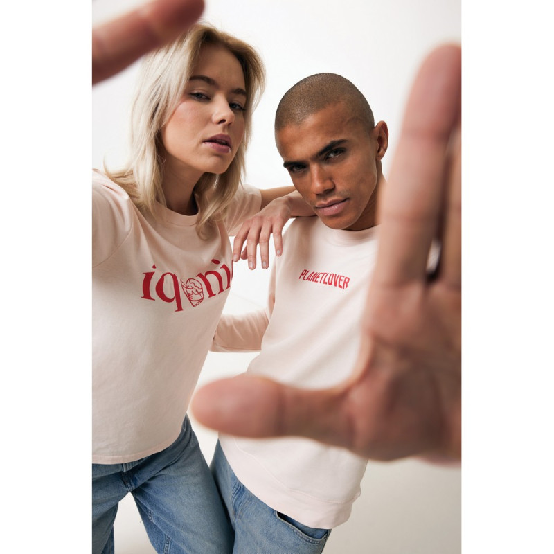 Lekki sweter Iqoniq Etosha bawełna z recyklingu