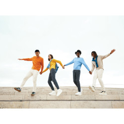 Lekki sweter Iqoniq Etosha bawełna z recyklingu