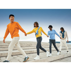 Lekki sweter Iqoniq Etosha bawełna z recyklingu