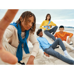 Lekki sweter Iqoniq Etosha bawełna z recyklingu