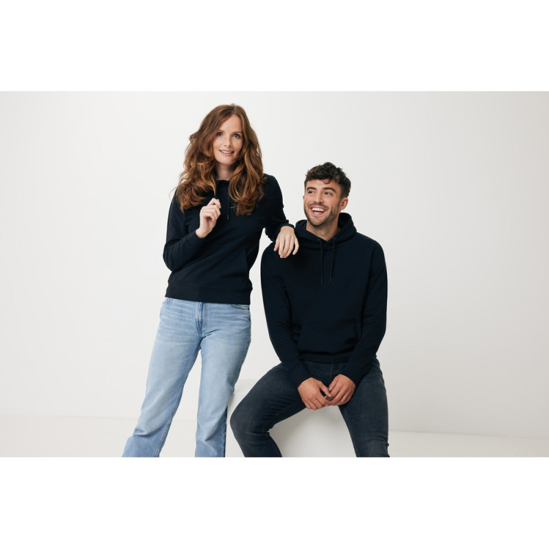 Lekka bluza z kapturem Iqoniq Rila bawełna z recyklingu