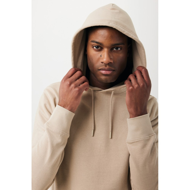 Lekka bluza z kapturem Iqoniq Rila bawełna z recyklingu