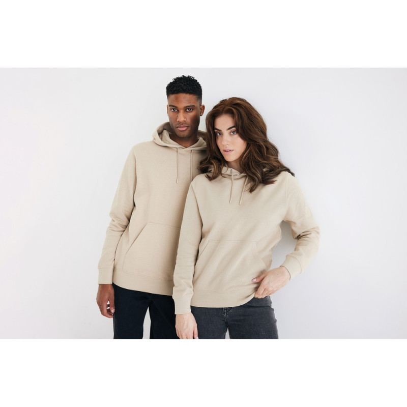 Lekka bluza z kapturem Iqoniq Rila bawełna z recyklingu