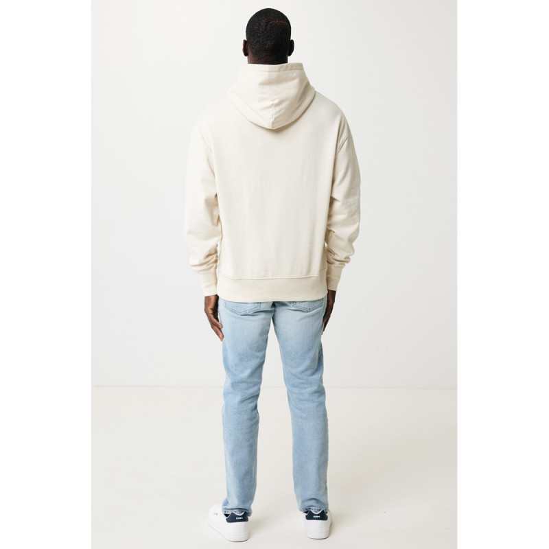 Lekka bluza z kapturem Iqoniq Rila bawełna z recyklingu