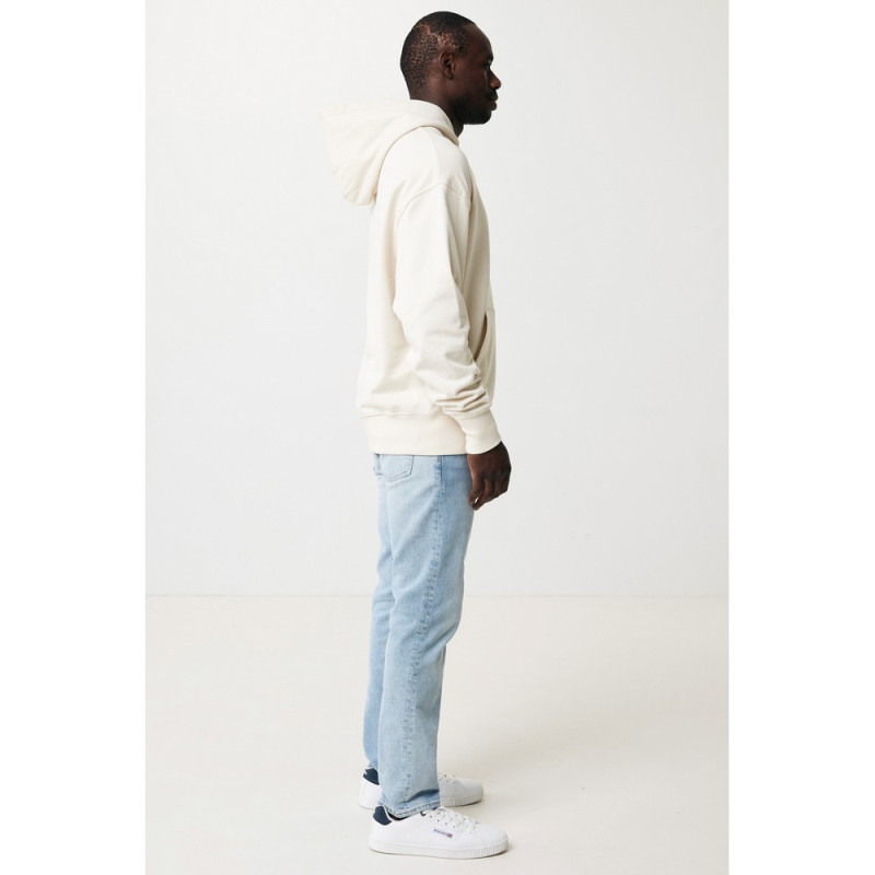 Lekka bluza z kapturem Iqoniq Rila bawełna z recyklingu