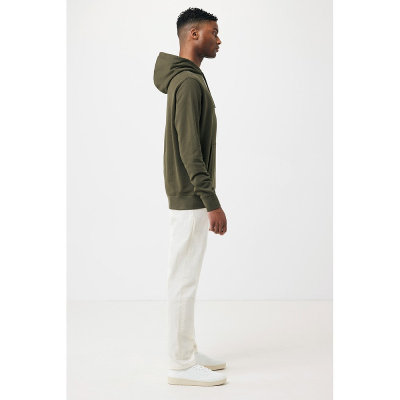 Lekka bluza z kapturem Iqoniq Rila bawełna z recyklingu