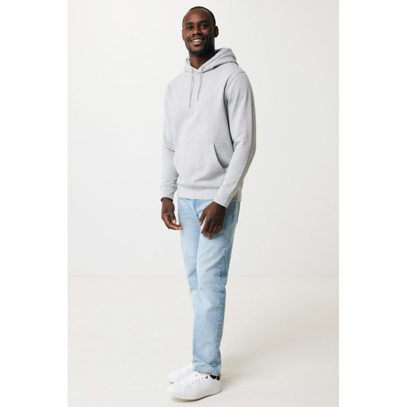 Lekka bluza z kapturem Iqoniq Rila bawełna z recyklingu