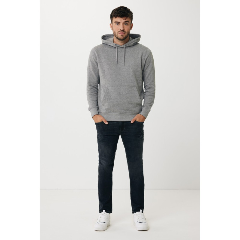 Lekka bluza z kapturem Iqoniq Rila bawełna z recyklingu