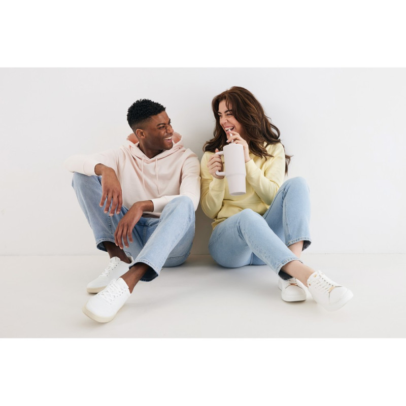 Lekka bluza z kapturem Iqoniq Rila bawełna z recyklingu