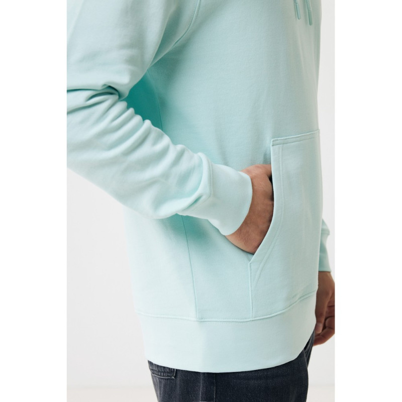 Lekka bluza z kapturem Iqoniq Rila bawełna z recyklingu
