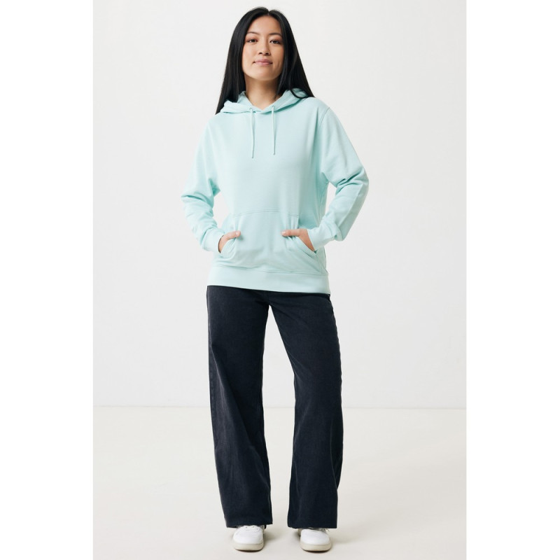 Lekka bluza z kapturem Iqoniq Rila bawełna z recyklingu