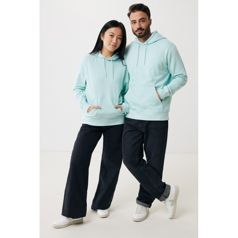 Lekka bluza z kapturem Iqoniq Rila bawełna z recyklingu