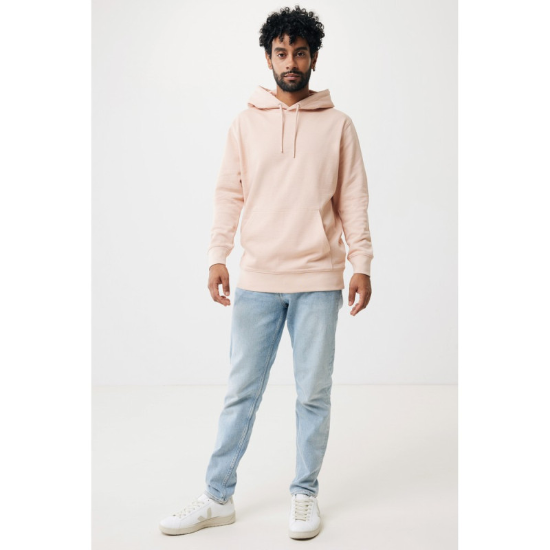 Lekka bluza z kapturem Iqoniq Rila bawełna z recyklingu