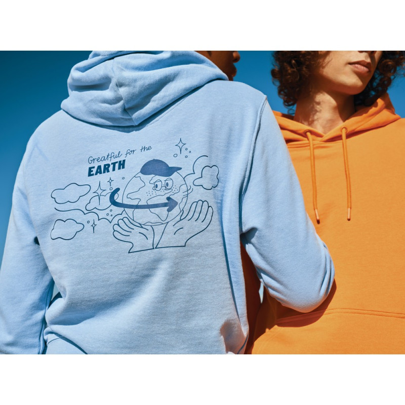 Lekka bluza z kapturem Iqoniq Rila bawełna z recyklingu