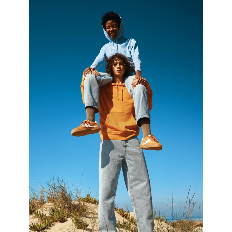 Lekka bluza z kapturem Iqoniq Rila bawełna z recyklingu