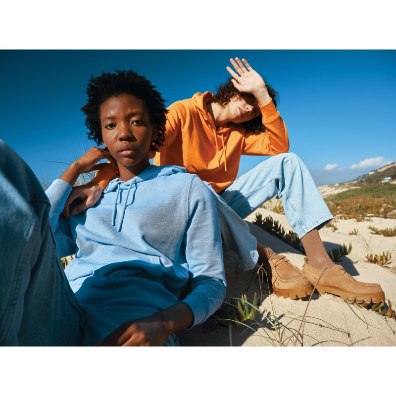 Lekka bluza z kapturem Iqoniq Rila bawełna z recyklingu