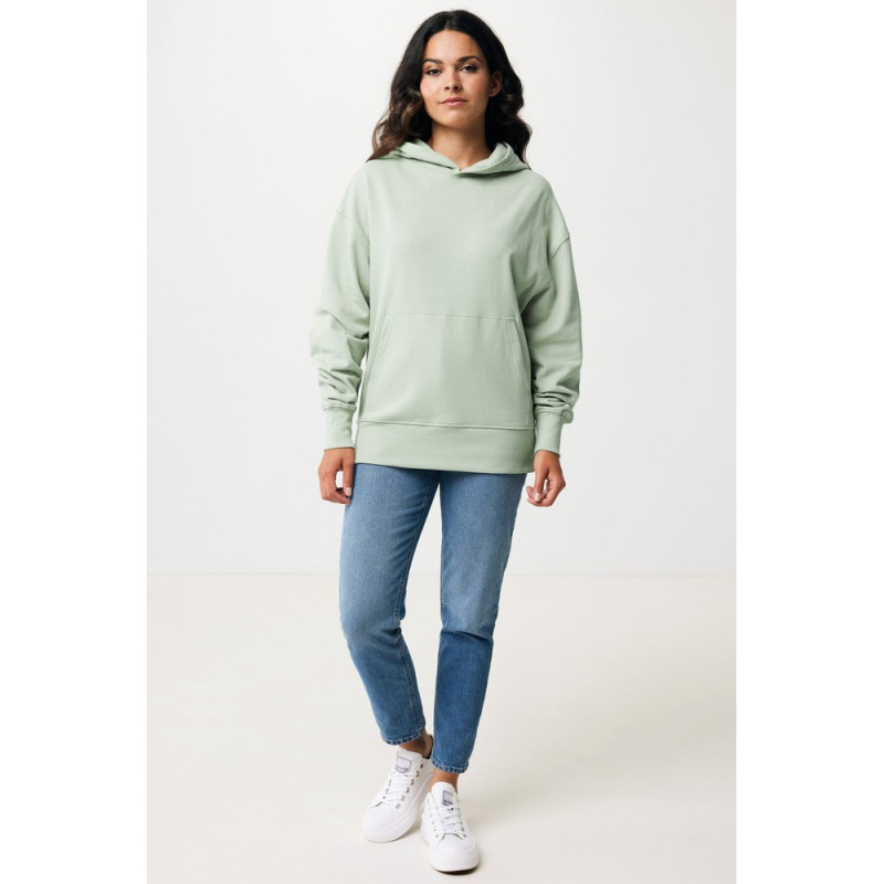 Luźna bluza z kapturem z bawełny z recyklingu Iqoniq Yoho