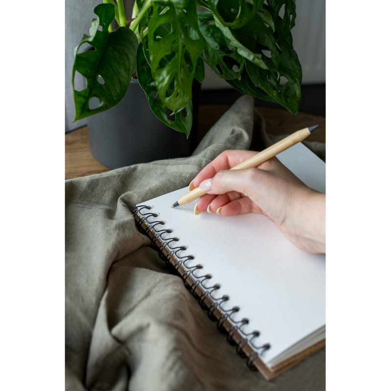 Bambusowy długopis 2 w 1 "wieczny" ołówek | Mikayla