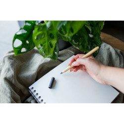 Bambusowy długopis 2 w 1 "wieczny" ołówek | Mikayla