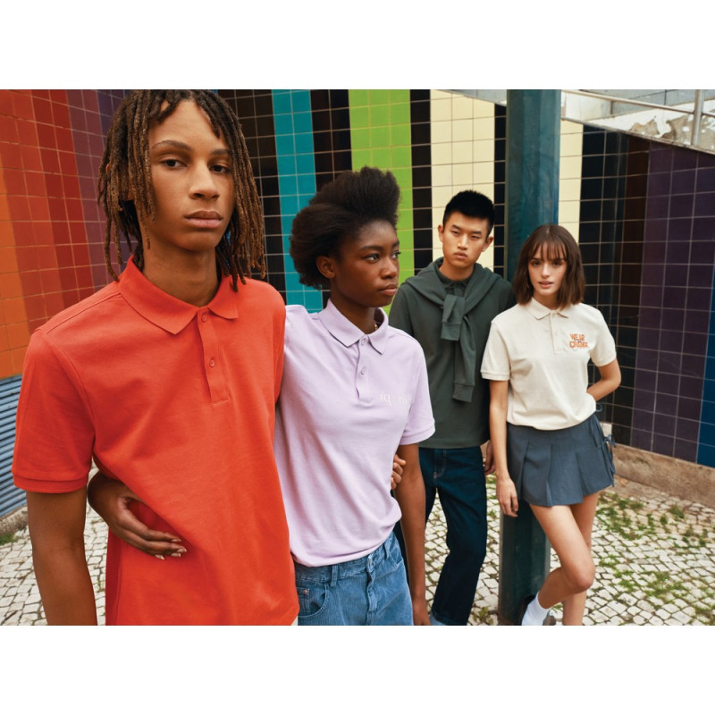 Koszulka polo z bawełny z recyklingu Iqoniq Yosemite