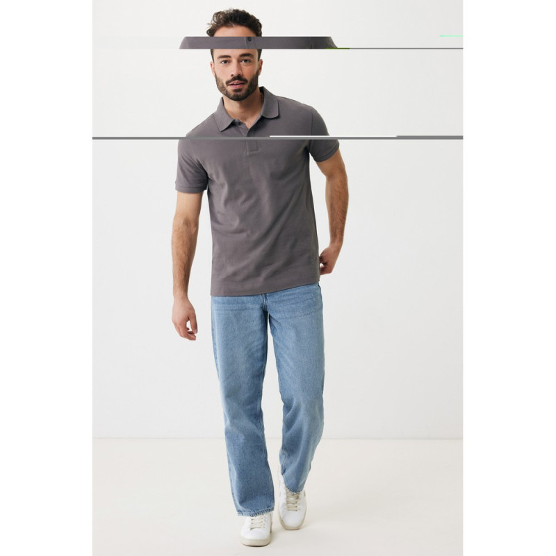 Koszulka polo z bawełny z recyklingu Iqoniq Yosemite