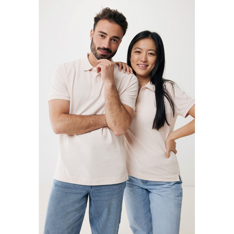 Koszulka polo z bawełny z recyklingu Iqoniq Yosemite