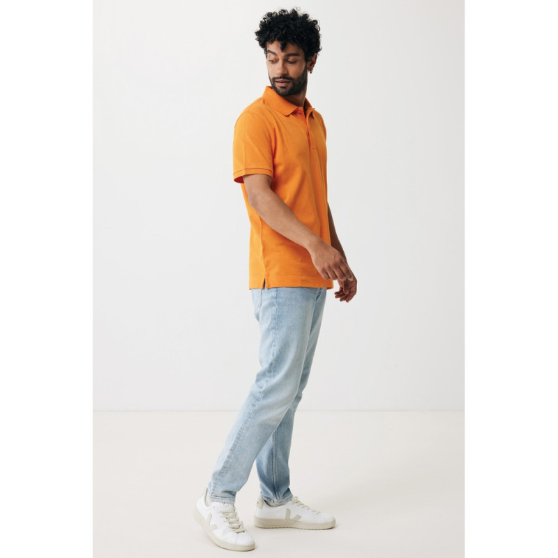 Koszulka polo z bawełny z recyklingu Iqoniq Yosemite