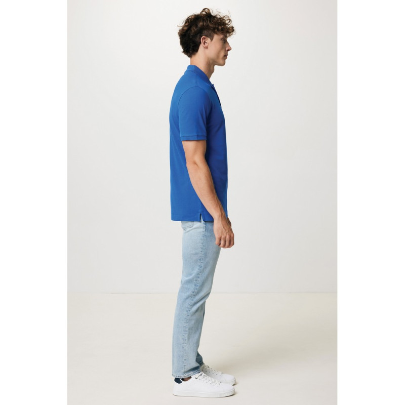 Koszulka polo z bawełny z recyklingu Iqoniq Yosemite