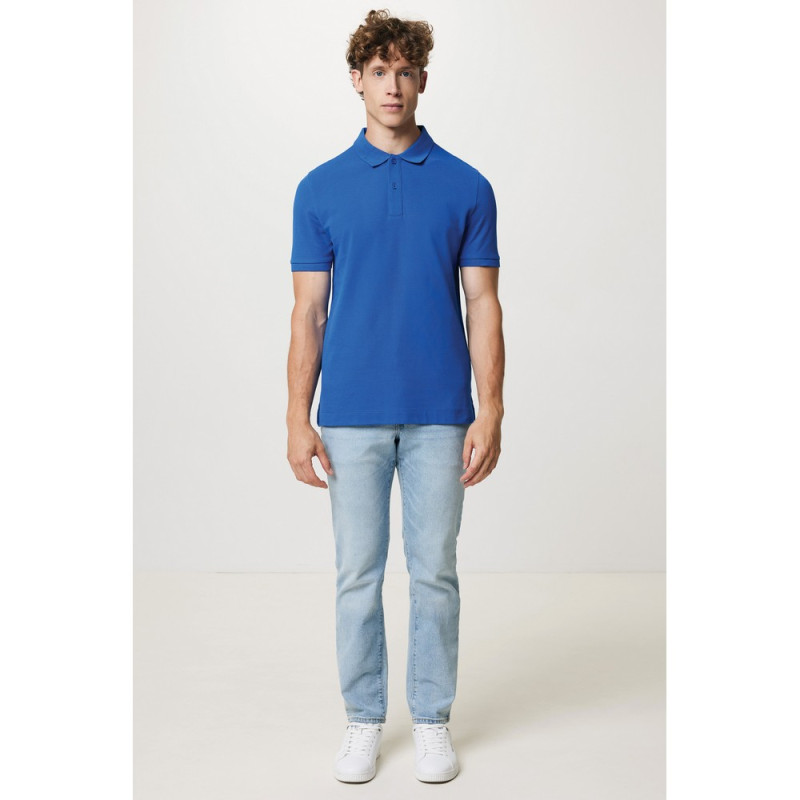 Koszulka polo z bawełny z recyklingu Iqoniq Yosemite